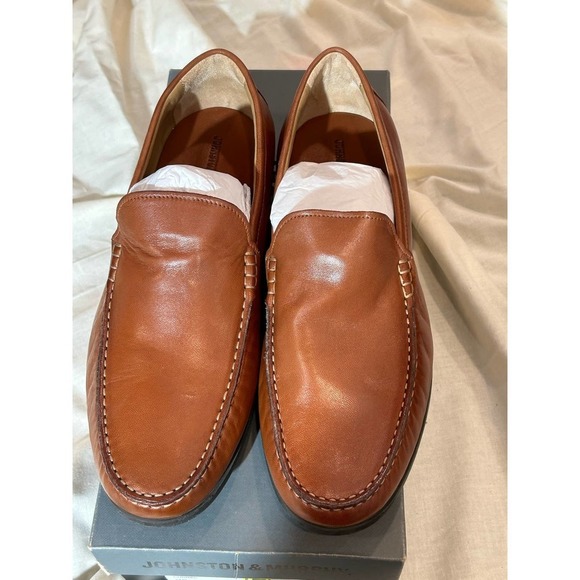 Johnston & Murphy sheepskin Cresswell Venetian super soft loafers main image 5